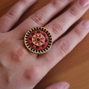 Lucky Brand Medallion Statement Ring